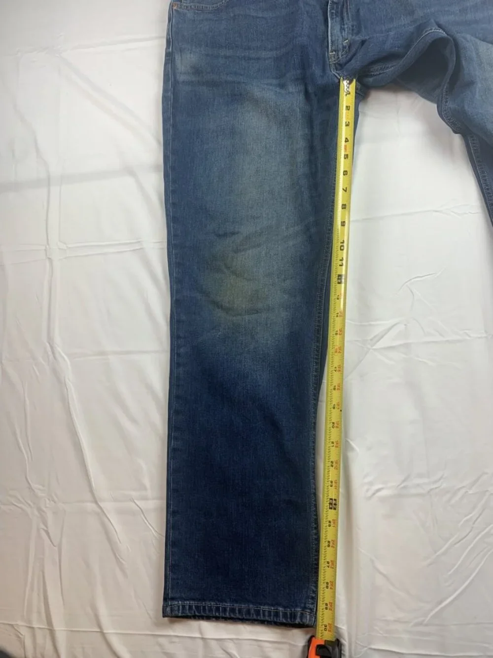 Levis 541 Athletic Taper Mens Jeans W42 L32 Medium Blue Wash Zip Fly Denim